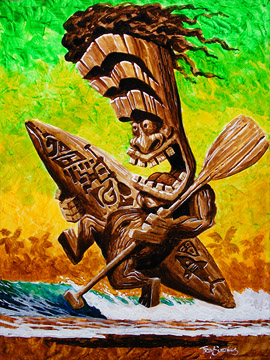 "Surf's Up Tiki"